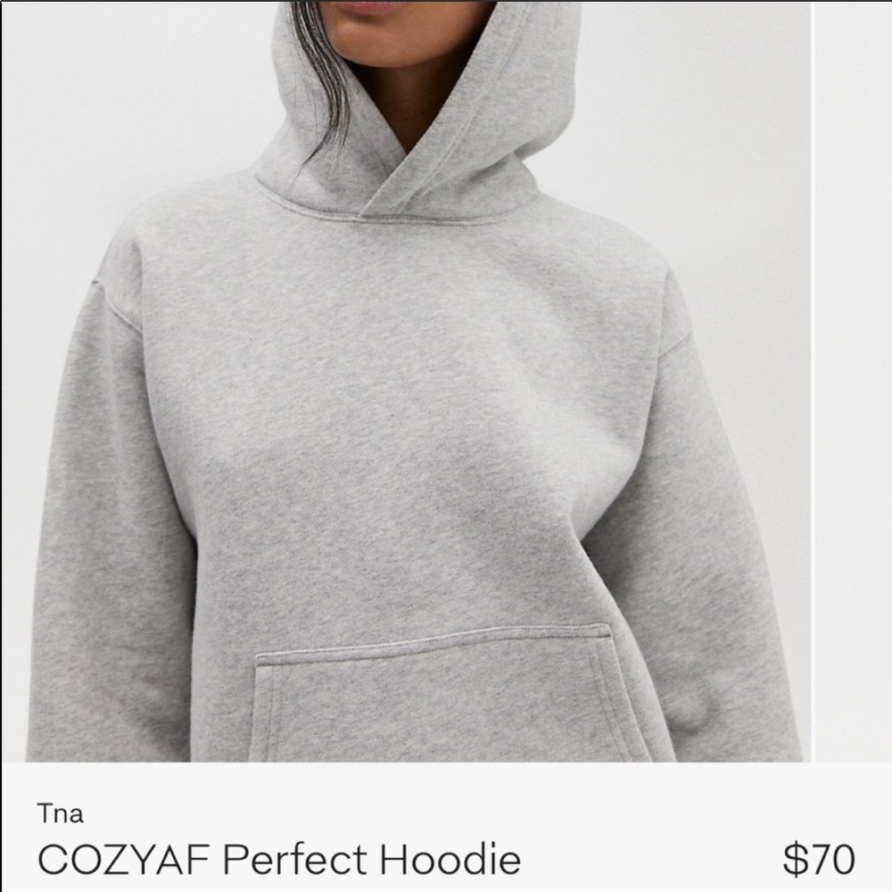 Tna
COZYAF Perfect Hoodie
H.light cool grey XL